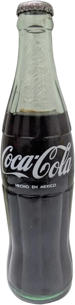 Vintage Botella De Coca Cola De Vidrio Mexicana Liquido 1981 Coca Cola