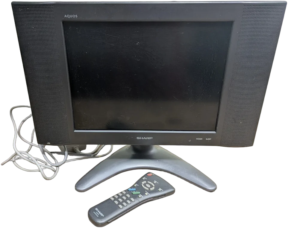 Vintage Television Sharp Aquos Lc-15b2ub Retro Gaming 2002