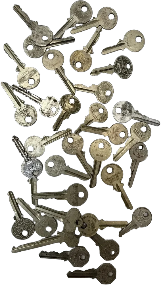 Antiguas/vintage Llaves De Cerradura Yale, Corbin, Alba