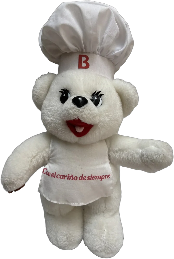 Vintage Osito De Peluche Bimbo 90s Blanco