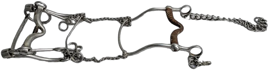 Antiguo Freno Y Bocado Ecuestre Charreria De Coleccion