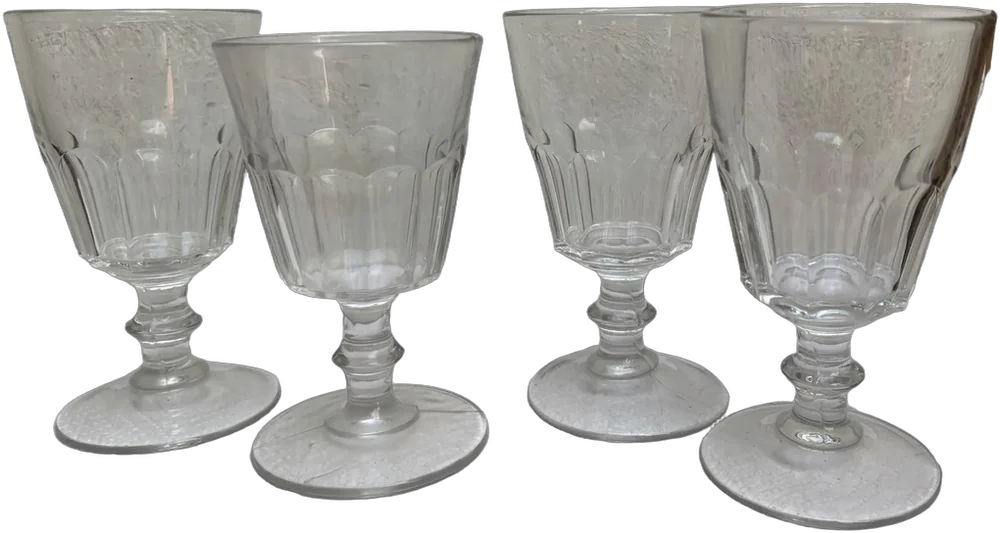 Antiguas Copas Para Vino La Rochere Perigord Transparente