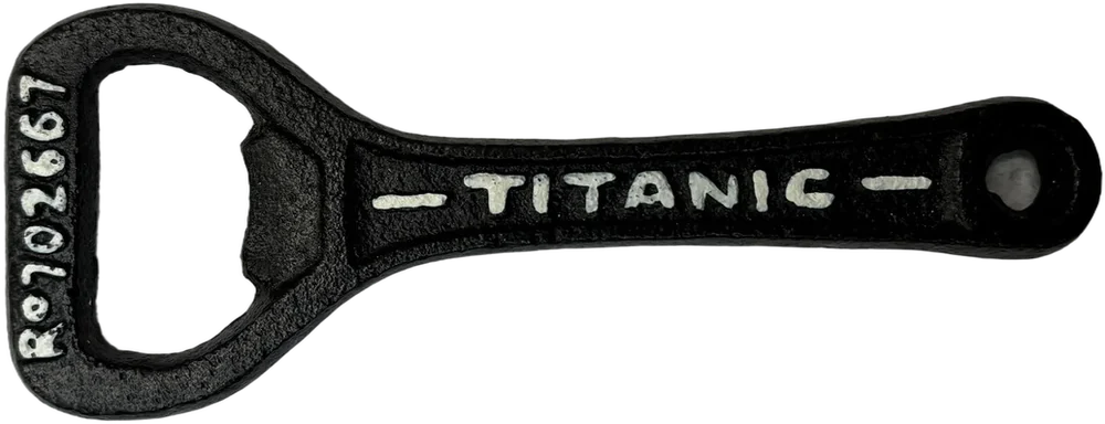 Vintage Destapador Titanic Réplica Negro