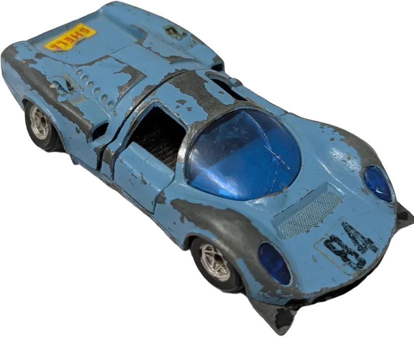Coche Vintage Politoys M15 Serenissima Escala 1/43 Italia Azul