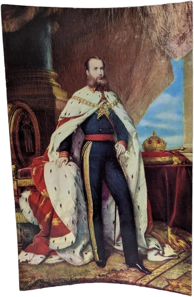 Antigua Postal Serie Gigant Emperador Maximiliano Fischgrund