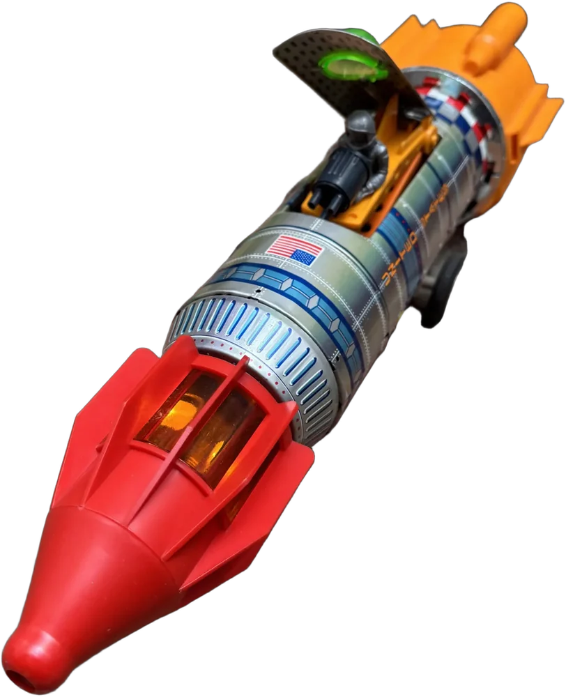 Vintage Space Frontier Apollo Cohete Espacial Japón